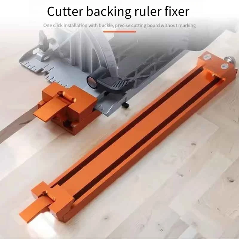 Circular Saw Guide Electric Milling Clamp Adjustable Base Plate Cutting Edge Positioner for Woodworking Metal DIY Alignment