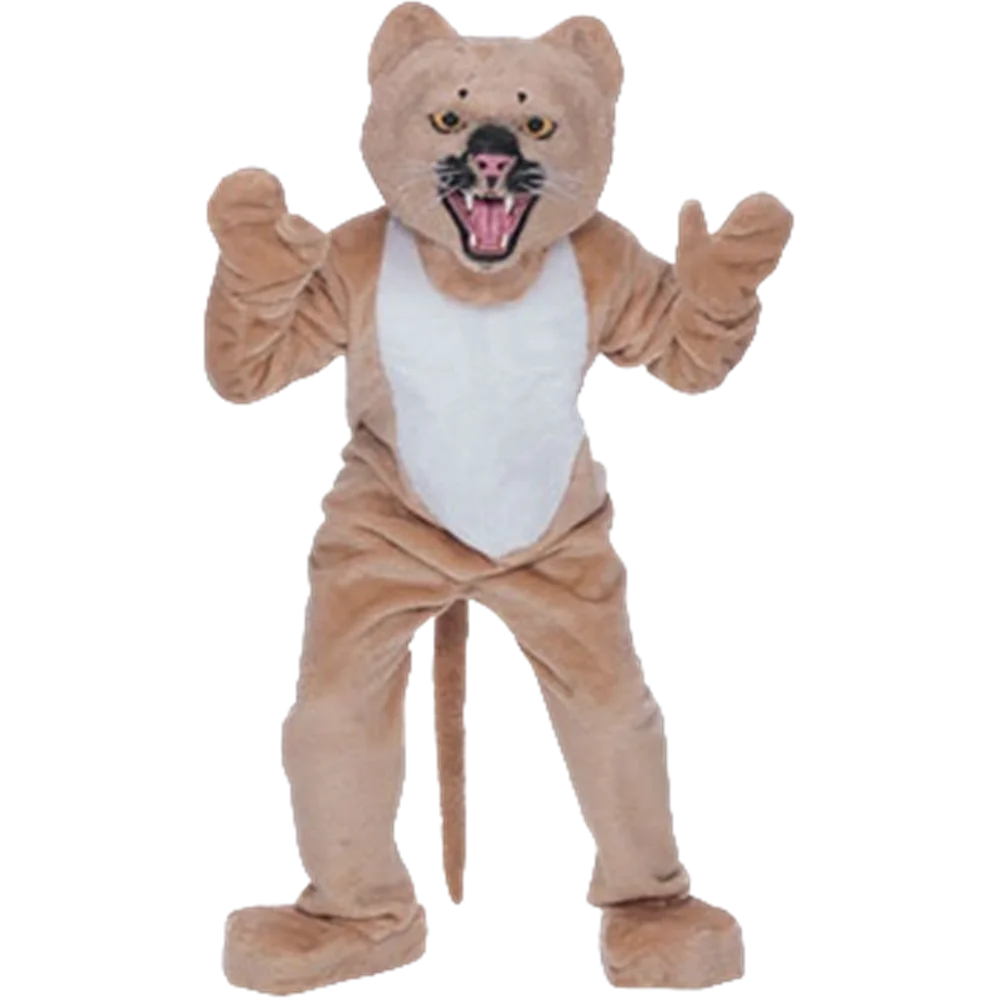 High Quality Cougar Mascot Costume Wild Animals Character Mascotte Mascota Outfit Suit Halloween Holiday Party Fancy Dress SW603