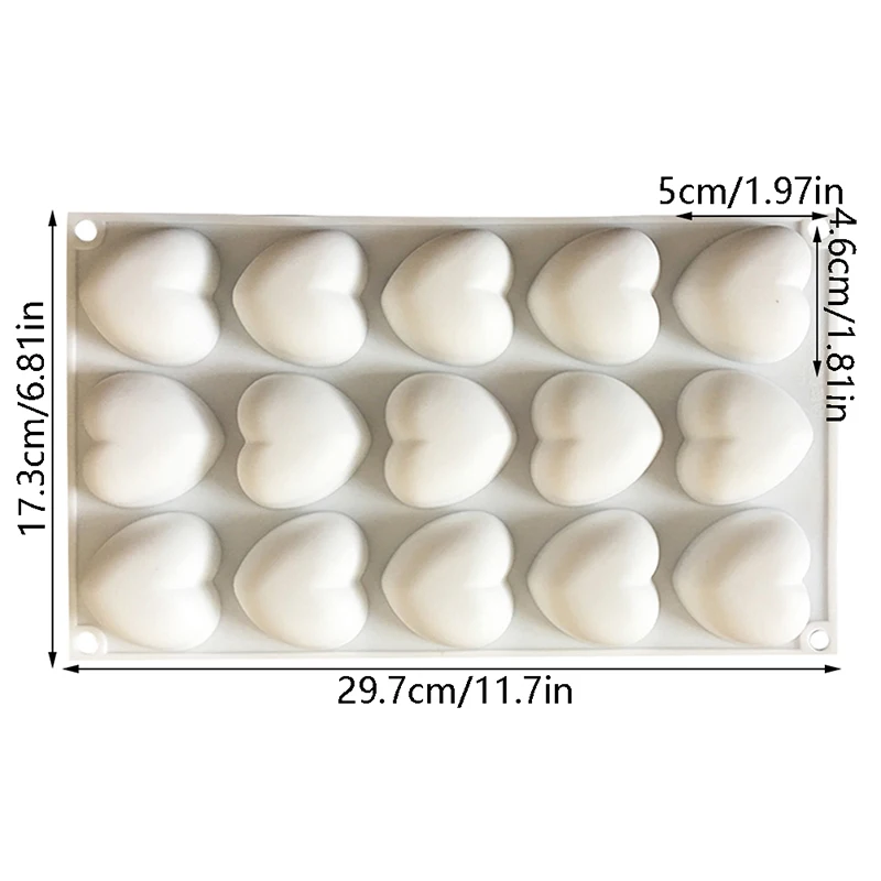 1Pc 15-Cavity Silic…