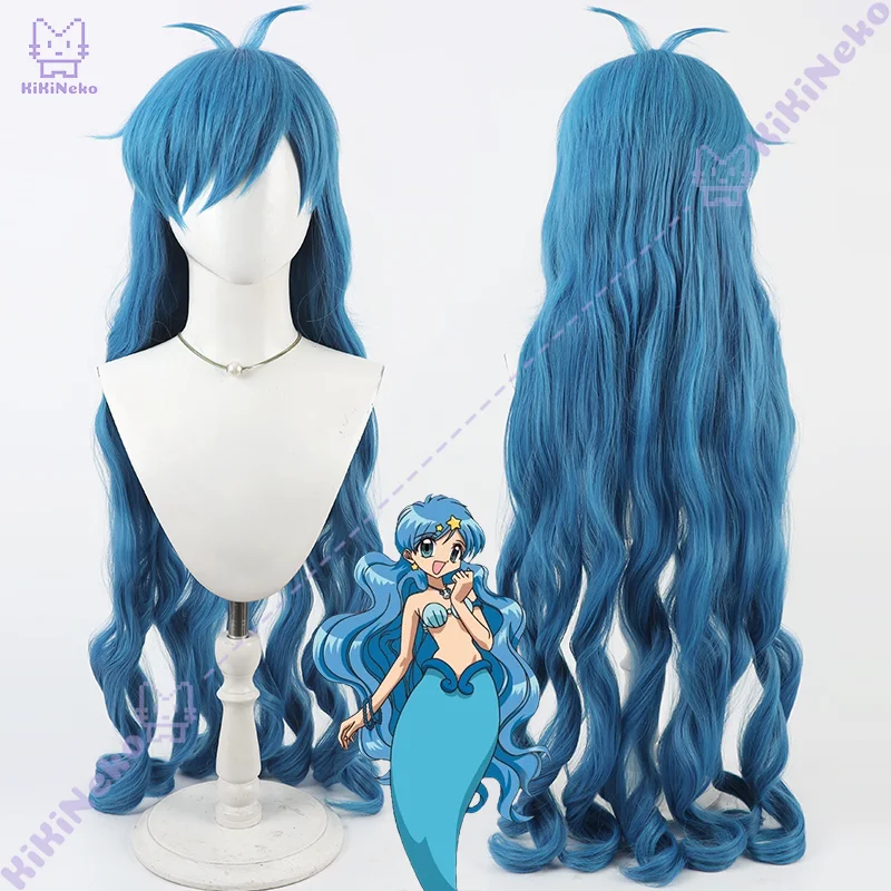 

Аниме Hanon Hosho Косплей Парик Hanon Hosho Синие вьющиеся волосы для Comicon Party Взрослые Женщины Мужчины