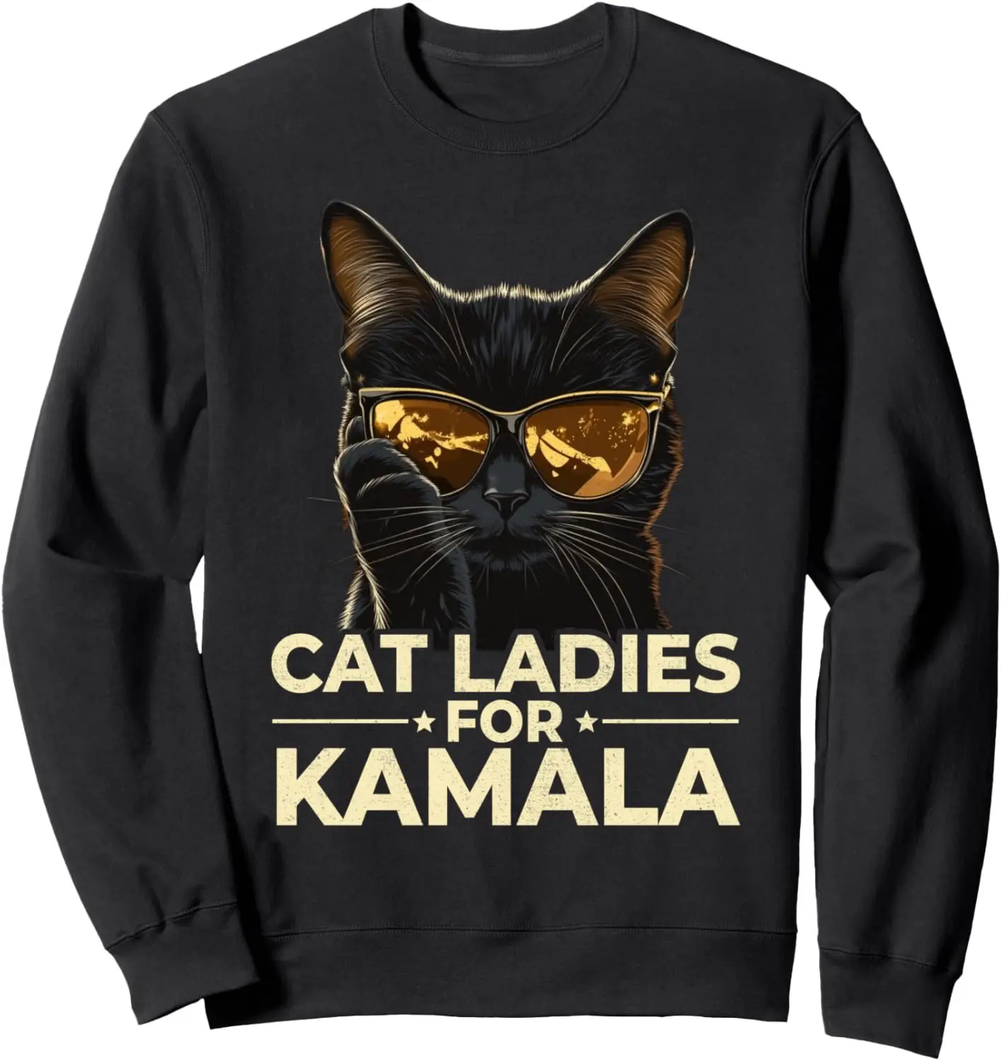 

Толстовка Cat Ladies for Kamala Funny Cat 2024, President Kamala-Harris