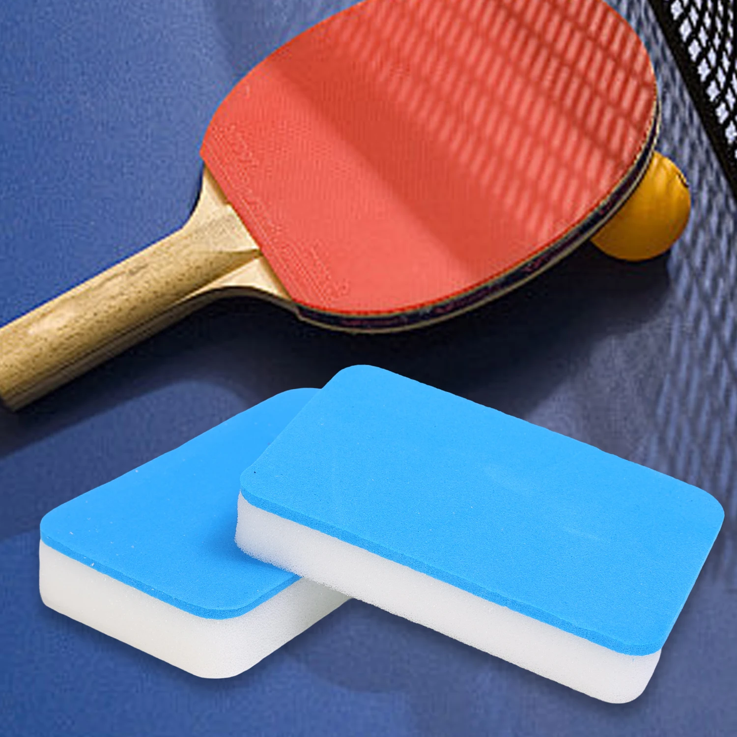 Professional Table Tennis Racket Cleaning Sponge Cleaning Agent Rubber Sheet Cleaning Sponge Clean Racket Care Accessories