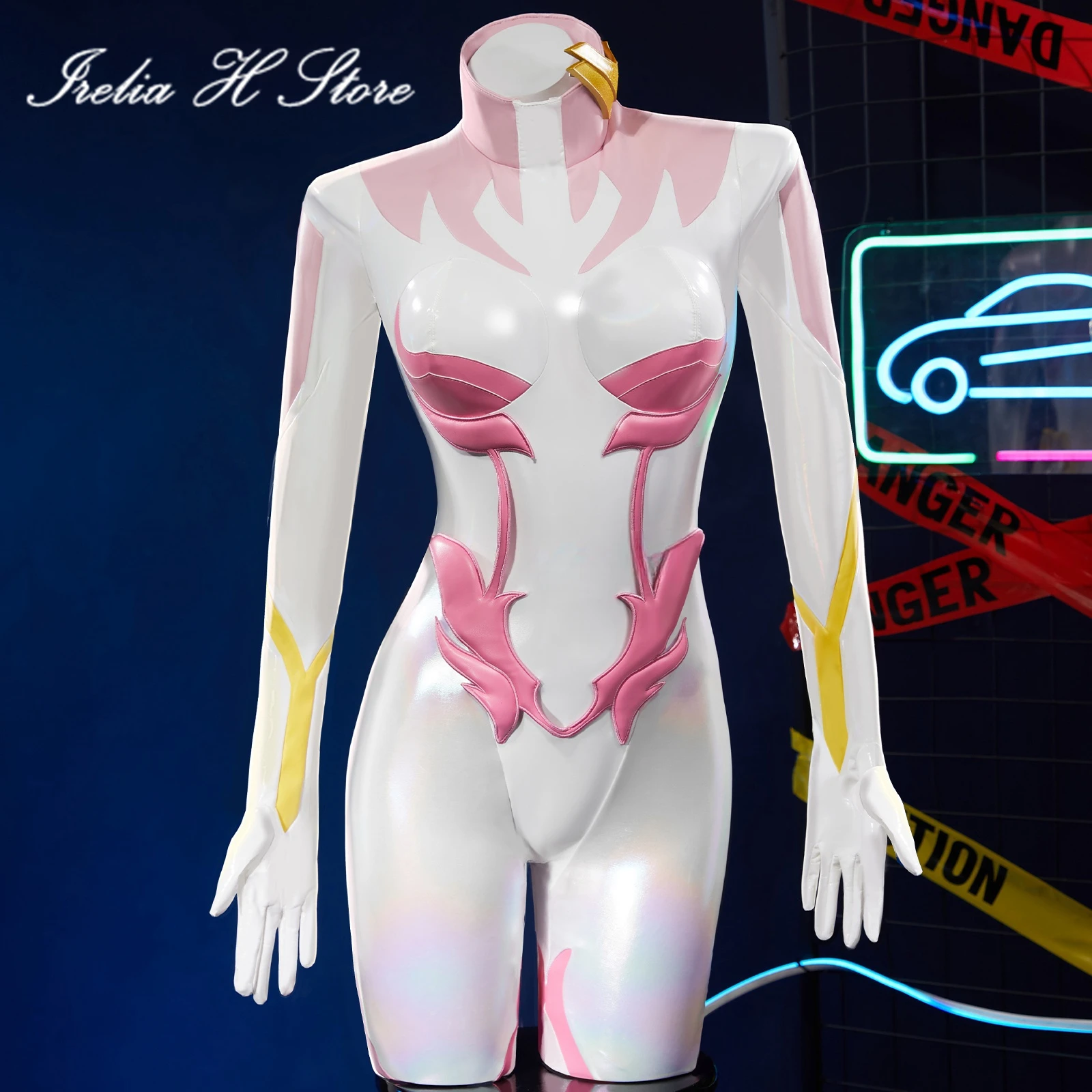 Irelia H Store SEED Lacus Clyne Cosplay Costume for women Lacus Pilot suit Anime jumpsuit