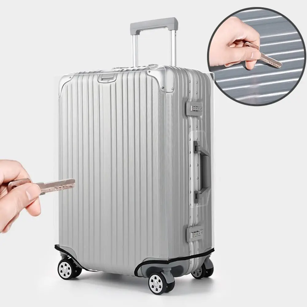 Clear PVC Luggage Cover,PVC Luggage Protector Suitcase Cover, Transparent Material Keep Luggage Clean And Damage Free In Transit