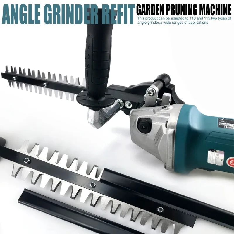 110/115 type angle grinder modified garden pruning machine, hedge trimmer, pruning tool, garden home compatible