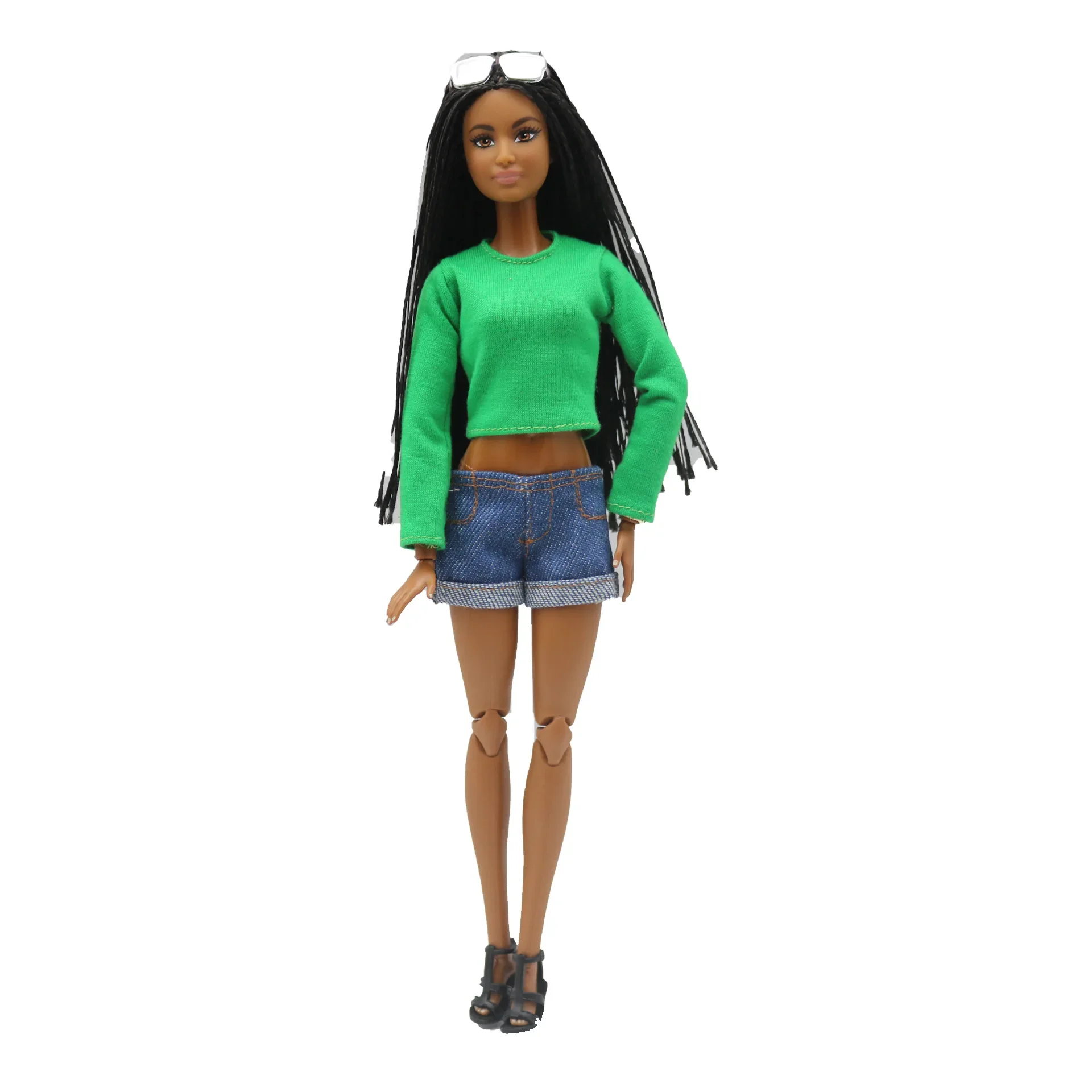 1 Piece Doll Clothes Long Dress Round Neck Long Sleeve T-Shirt for Doll Clothing Outfits 1/6 Dolls Accessories view 5