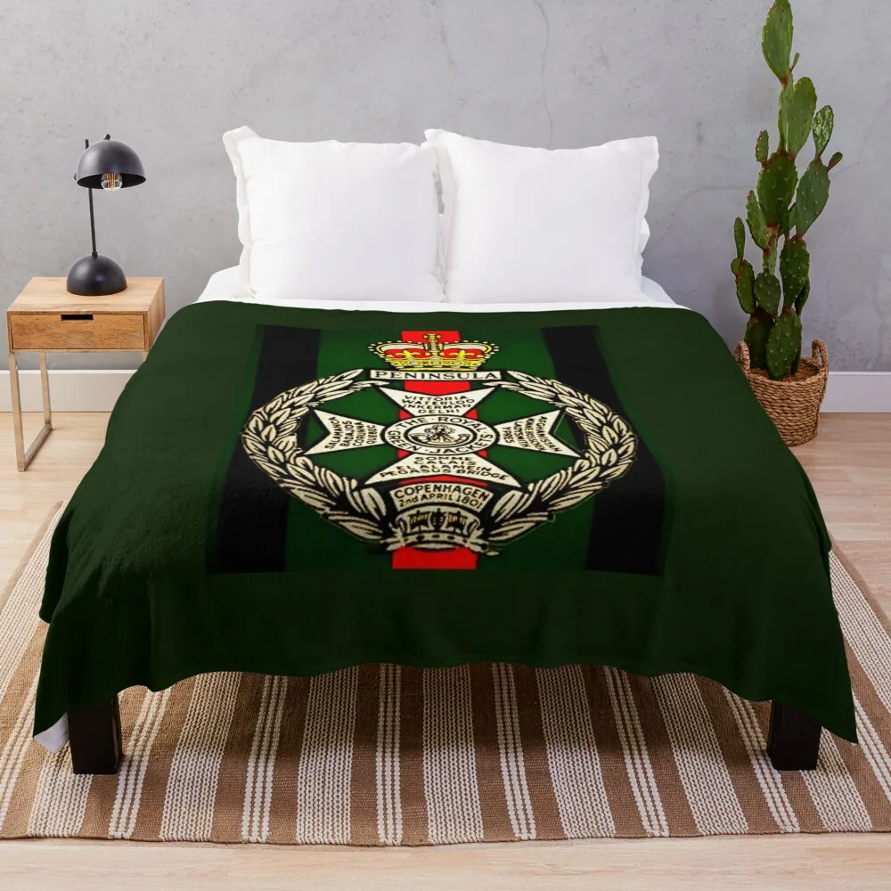 Royal Green Jackets Cap Badge Throw Blanket blankets ands Sofa Thermals For Travel Blankets