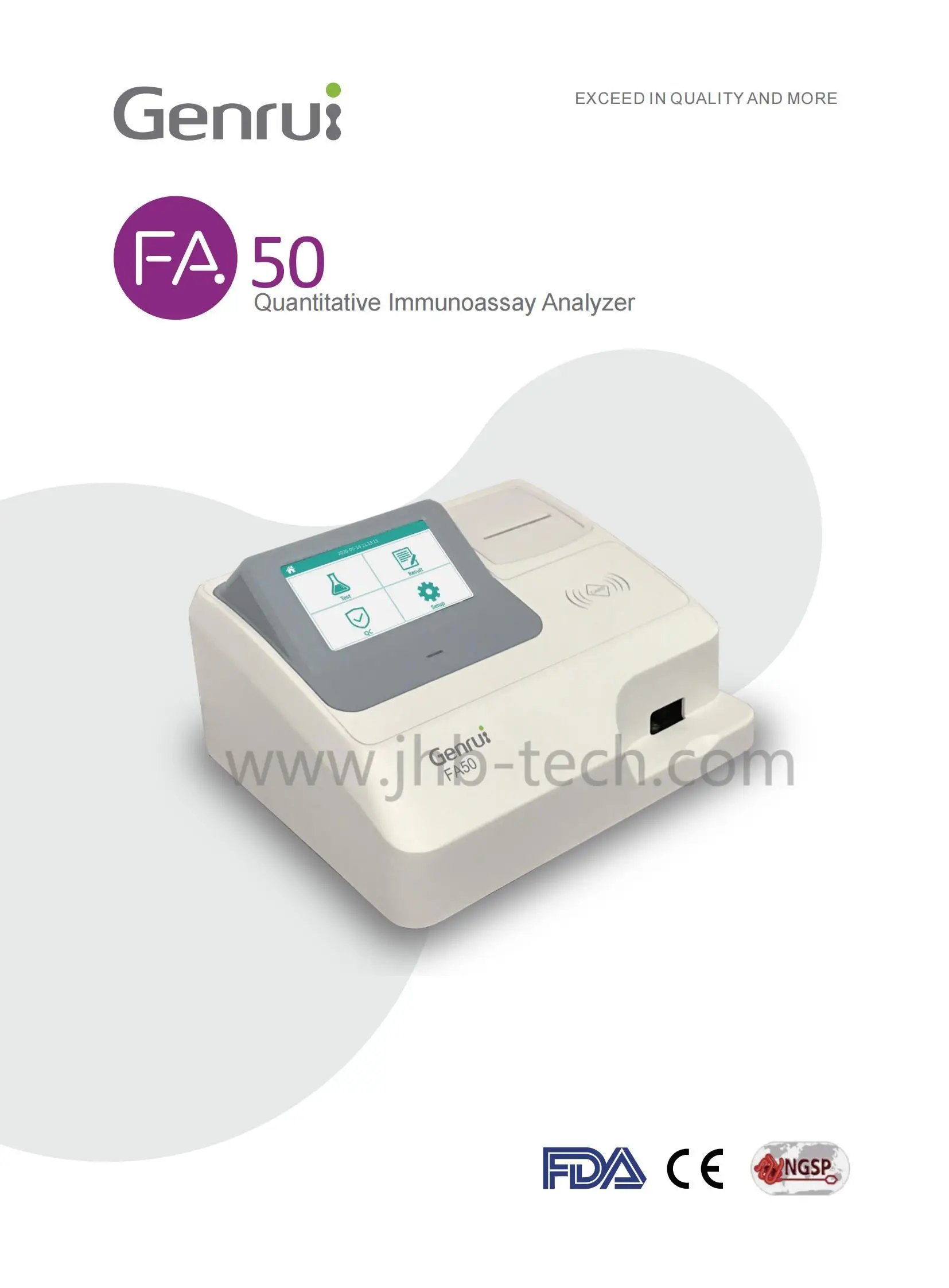 Genrui FA50 Immunology Quantitative POCT Immunoassay Analyzer Immunologie Analyzer