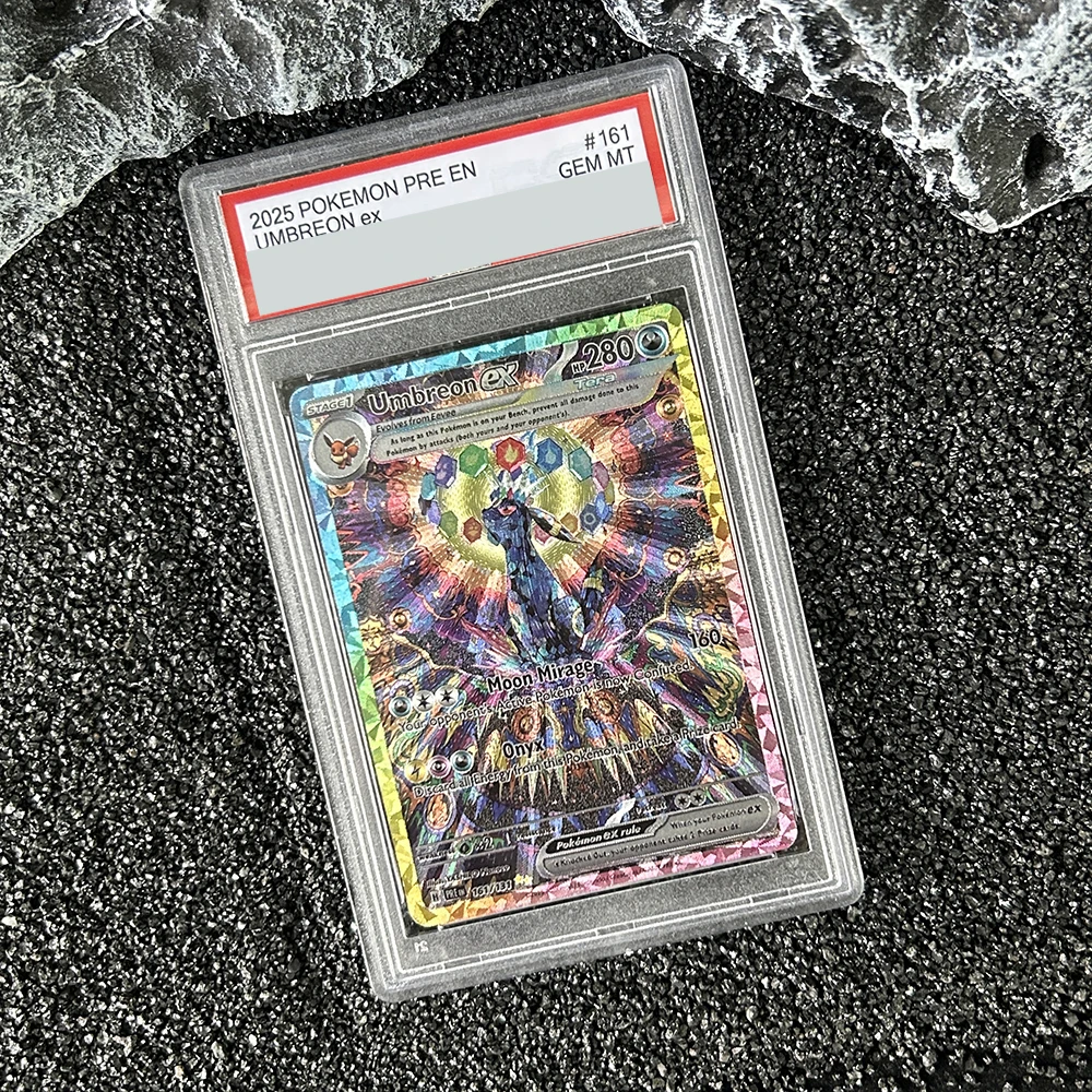 

Rare Eevee Umbreon Gengar Magikarp Wailord Mew Charizard TCG JP EN Version Cards Collection Hot Anime Trading Card Gift Toys