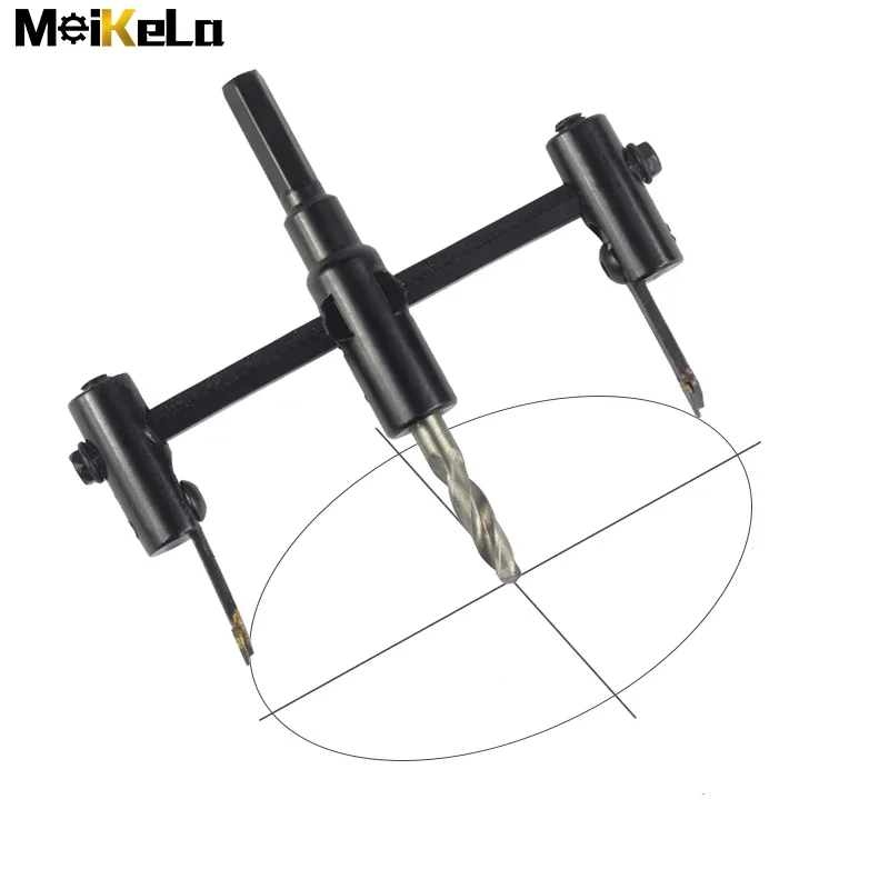 120/200/300mm Adjustable Circle Hole Cutter Wood Drywall Drill Bit Saw Round Cutting Blade Aircraft Type DIY Tool