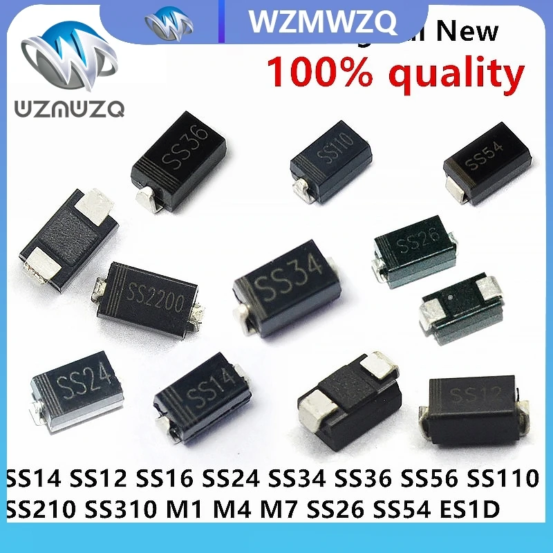 100Pcs Sma 1N5819 D…