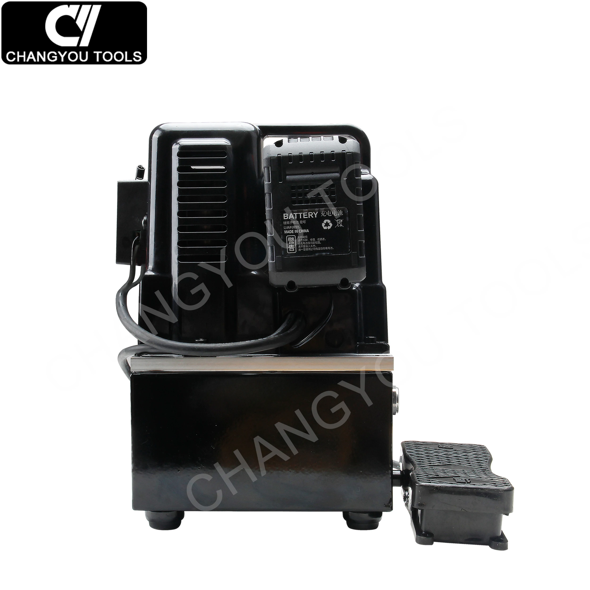 QQ-700B مضخة هيدروليكية محمولة أحادية الحركة تيار مستمر 220 فولت بطارية الطاقة