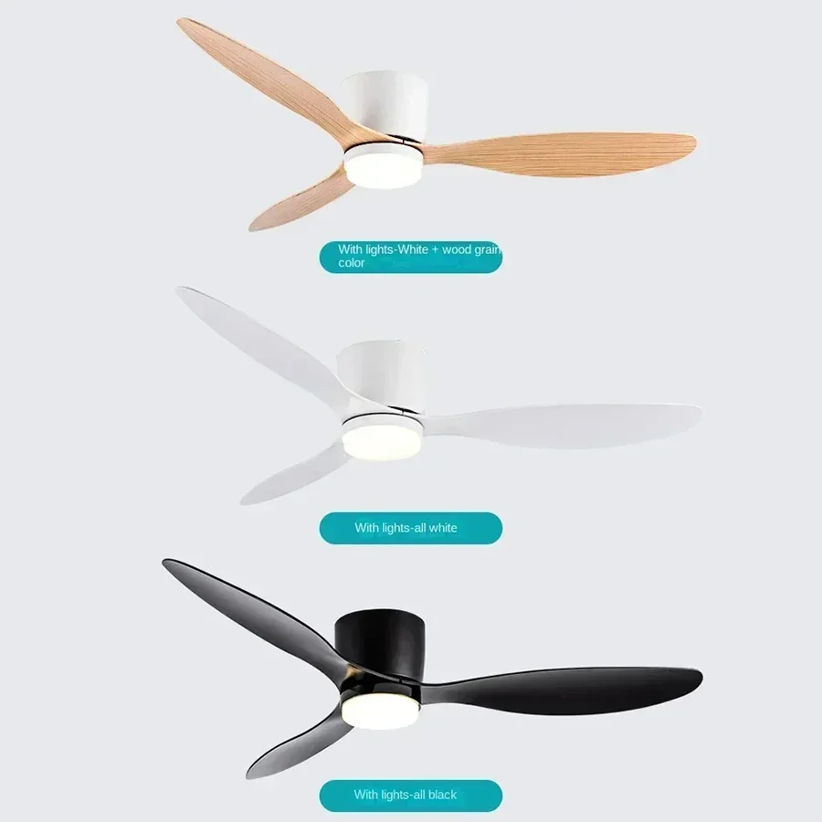 Modern Design LED Ceiling Fan Light Decorative with Remote Control Quiet Motor for Bedroom Home Indoor Ceiling Fan Energy Saving