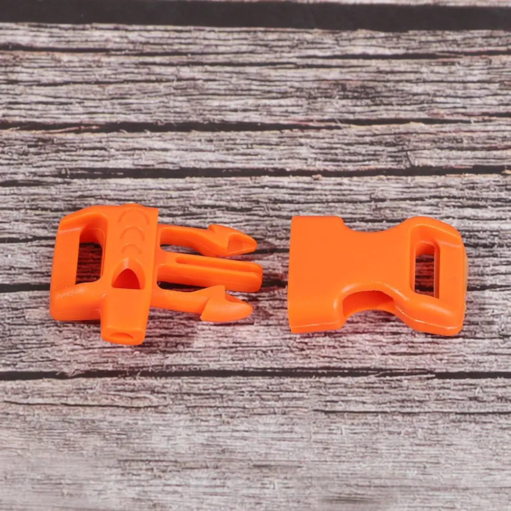 عالية الجودة منحني أداة الطوارئ في الهواء الطلق سوار حزام Paracord اكسسوارات الجانب الإصدار مشبك بقاء صافرة أبازيم