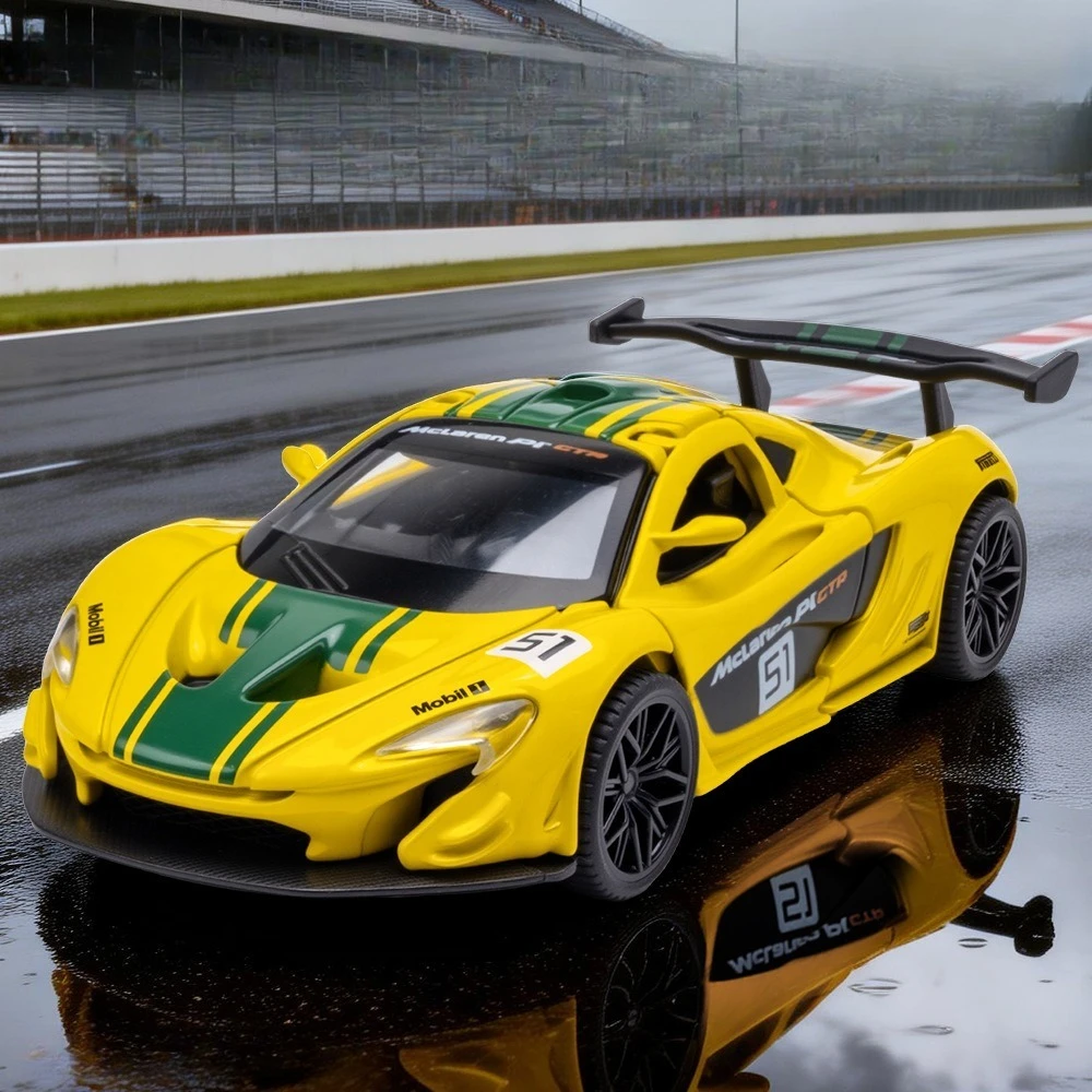 

(Acrylic Box) Simulation 1:43 Genuine McLaren P1 Alloy Car Model Ornament Toy Wholesale Delivery