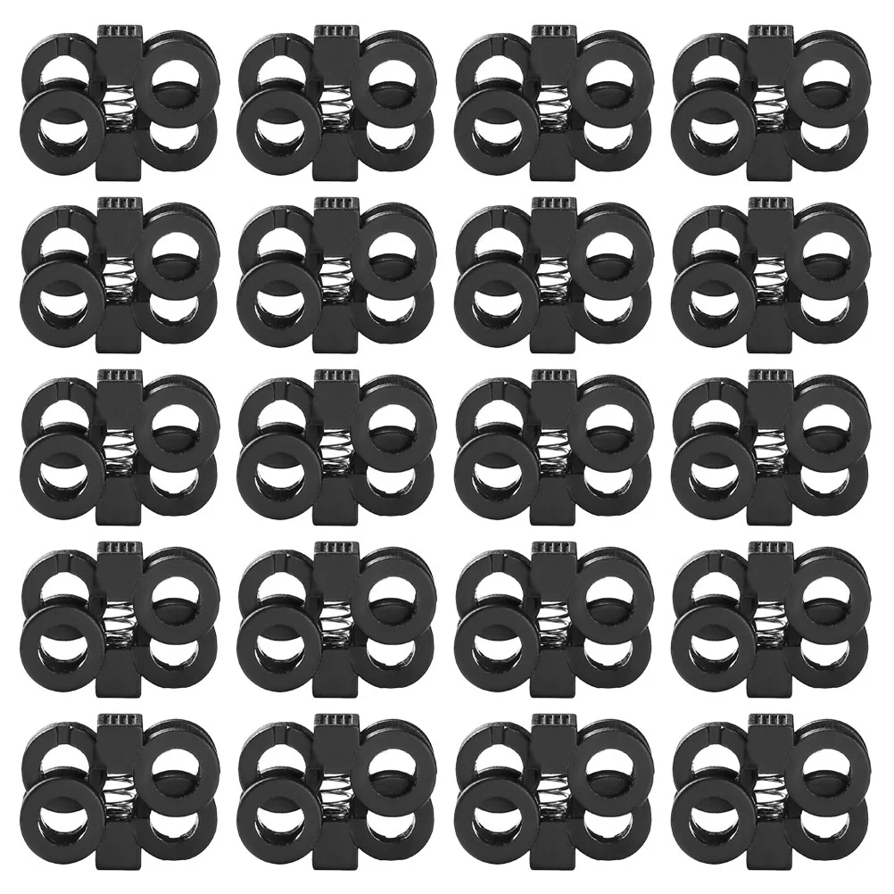 20 Pcs Shoe Laces for Sneakers Non-slip Shoelace Buckle Buckles Accessories Safe Shoes Fastener Child