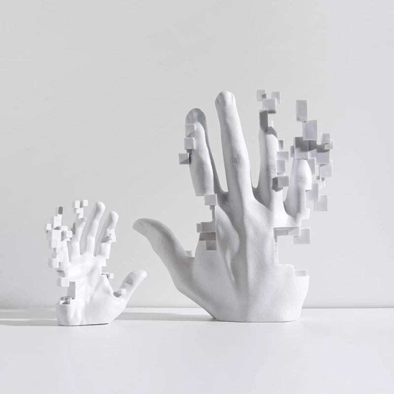 

Mosaic Hand Sculpture Decoration Study Desktop Accessories Sandstone Modern Handicrafts Creative Living Room Home Decoration