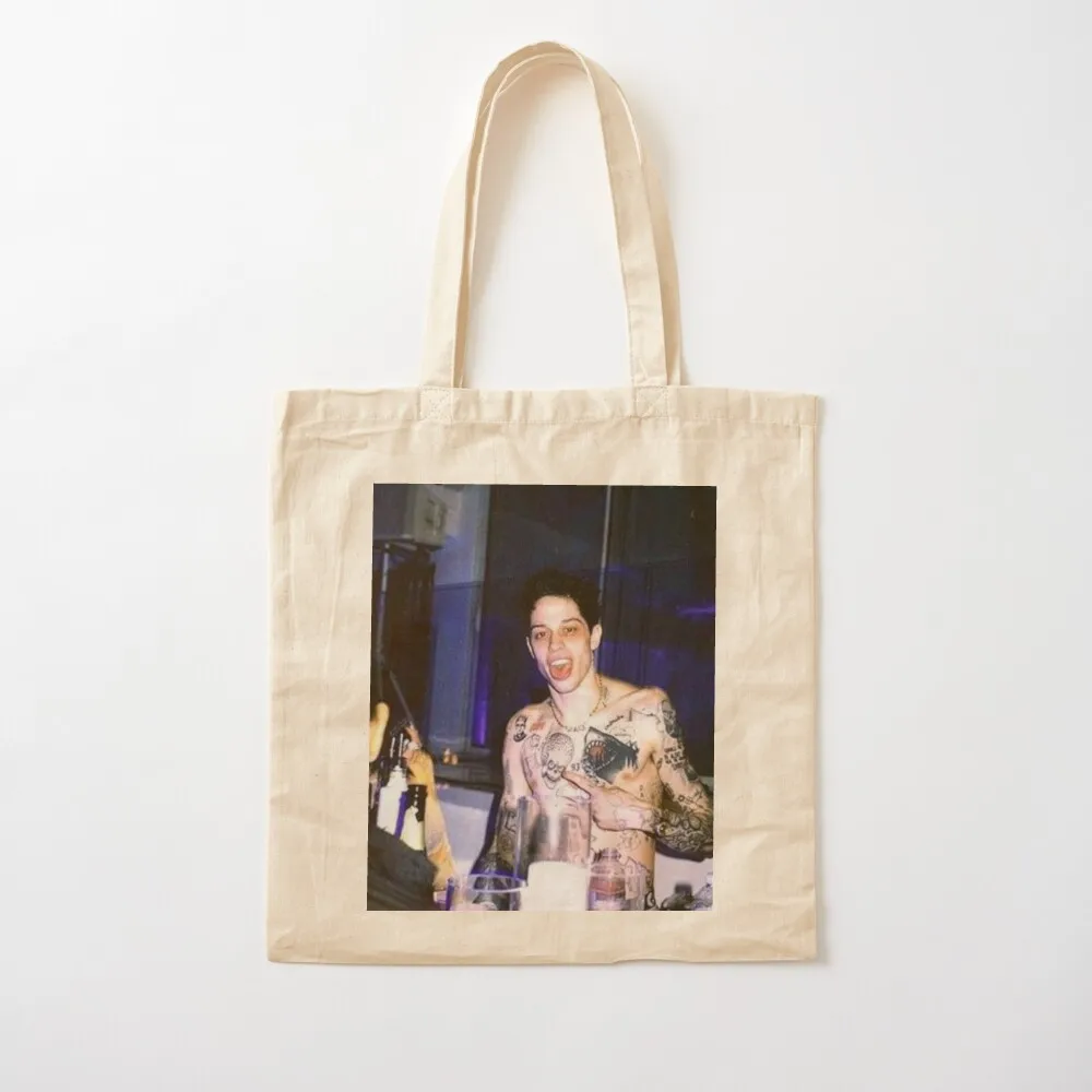 pete davidson bar Tote Bag cute tote bag sacs de shopping Canvas Tote Bag