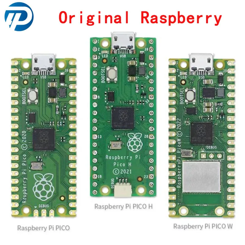 Original Raspberry Pi PICO W Development Board, H MCU Placa Principal, Programação C Python