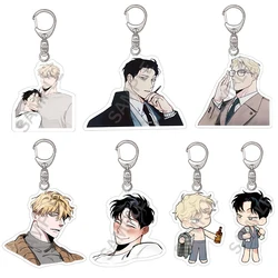 New Korean Cartoon BL Manga Anime Roses and Champagne Acrylic Stand Keychains Figure Standing Desktop Display Fans Collection