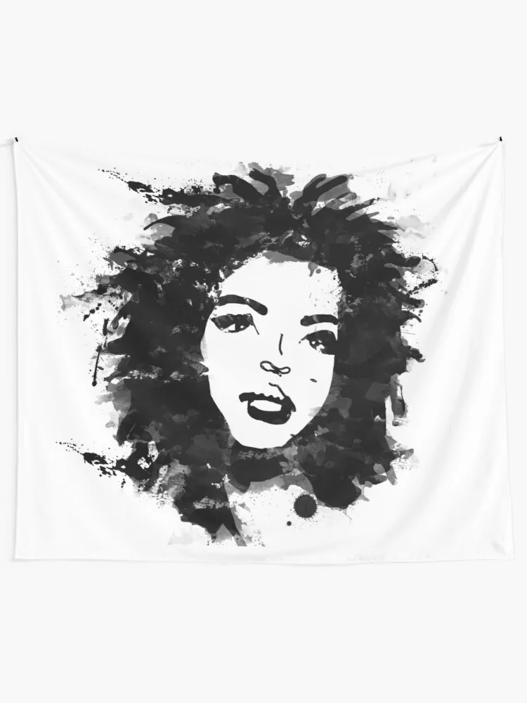 Lauryn Hill (monochrome) Tapestry Bedroom Accessories