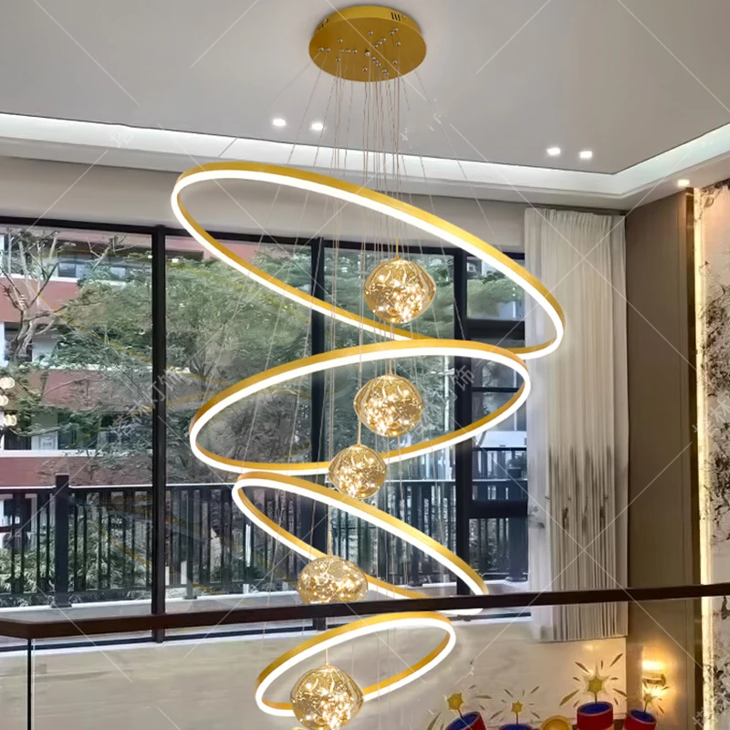 Modern home decor ring led lights pendant light lamps for living room Chandeliers for dining room hanging light indoor lighting