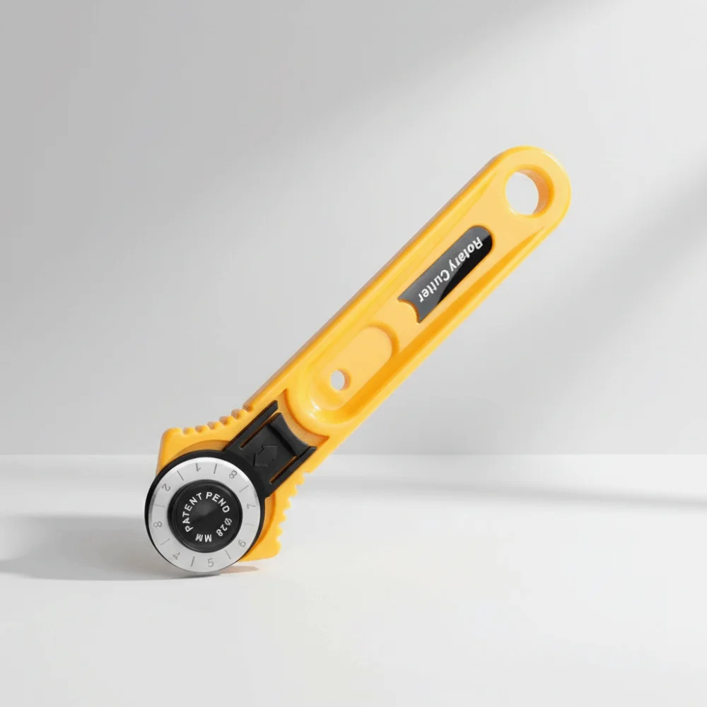 1pcs Cutting Tool 28mm Rotary Cutter Round Wheel Handheld Roller Wheel Cutter Cloth Cutter DIY Projects