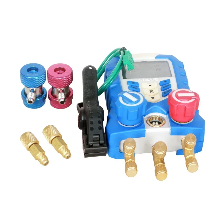 VG-1 Flyover شاشة ديجيتال مجموعة عدادات التبريد للمعدات الإلكترونية لصيانة تكييف الهواء للسيارات #6