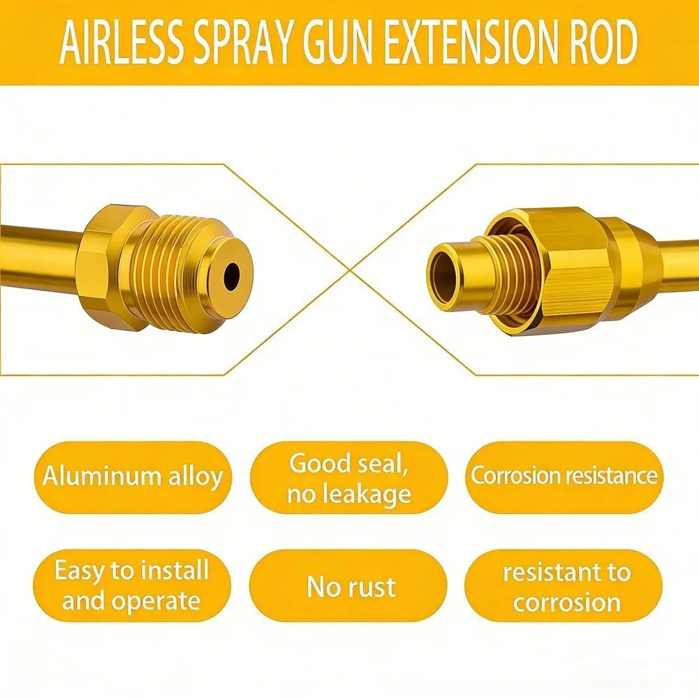 For Clean And Efficient Spraying Golden High Pressure Spray Rod Stable Performance Spray Equipment Extension Rod