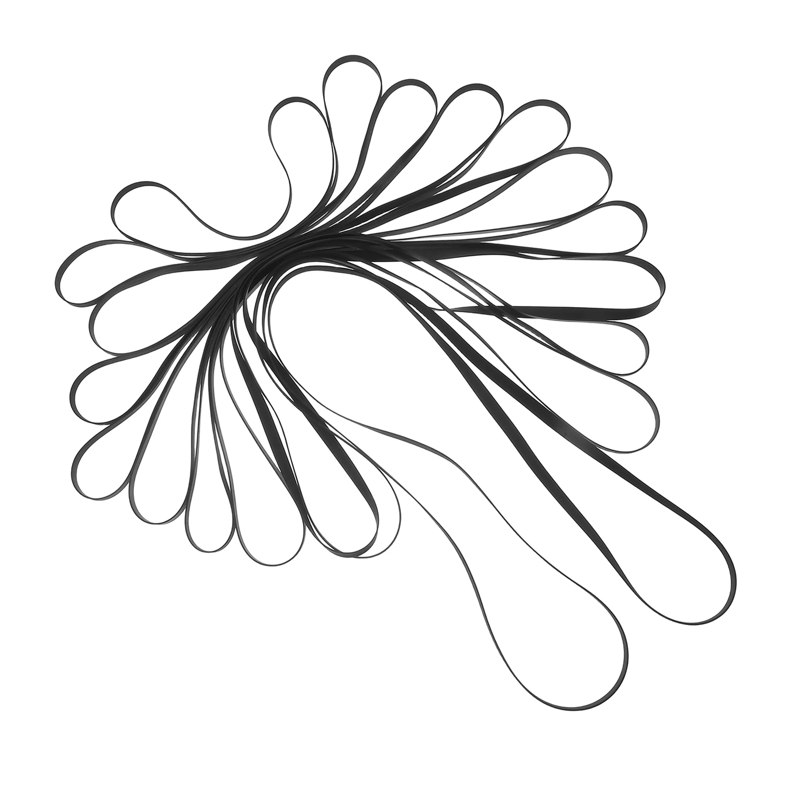 

Универсальный комплект ремней для фонографа, 11 шт., прочный черный резиновый приводной ремень для обслуживания проигрывателя и воспроизведения винила