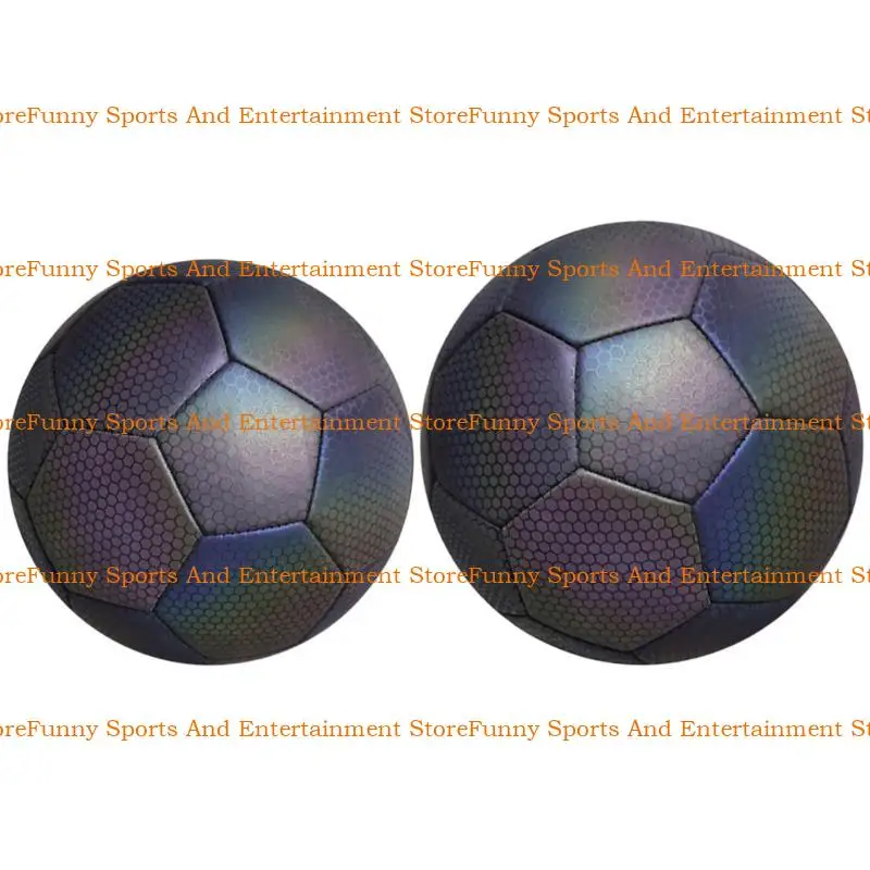 

C4DE Size 4, 5 Glowing Reflective Football In/Outdoor School Training Soccer Balls