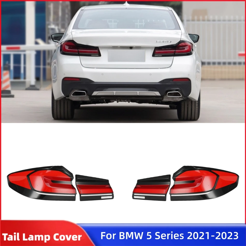 For BMW 5 Series G38 2021 2022 2023 Car Acesssories Replacement Car Lights Shell Rear Position Lights Car Taillight Lens Cover