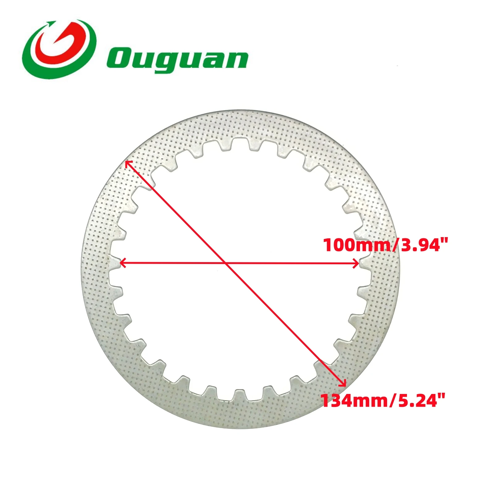 แผ่นคลัตช์เหล็กสำหรับ Yamaha XV250 XV125 Virago 250 ปี 1995-2007 V-Star 250 ปี 2008-2015 V Star 250 Route 66