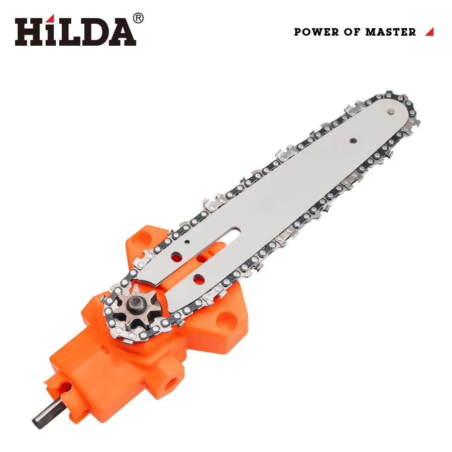 Hilda 4/6 Inch Electric Drill To Electric Chain Saw Adapter Portable Conversion Head Kits Attachment Woodworking Pruning Tools