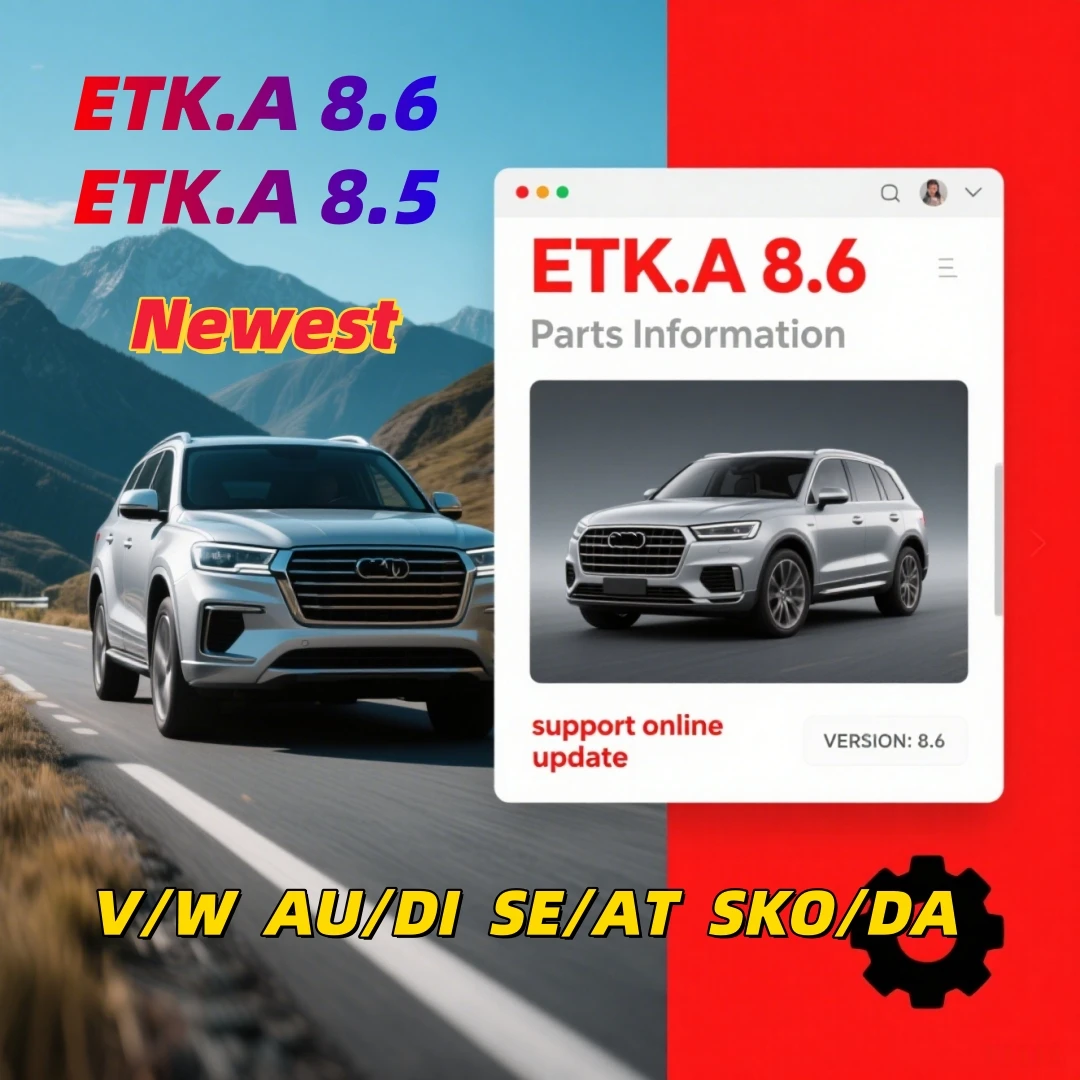 

Et/ka 8.6 Многоязычный для A/udi V/W SE/AT SKO/DA Программное обеспечение для ремонта автомобилей Группа транспортных средств Каталог электронных деталей и т. д. 8,5