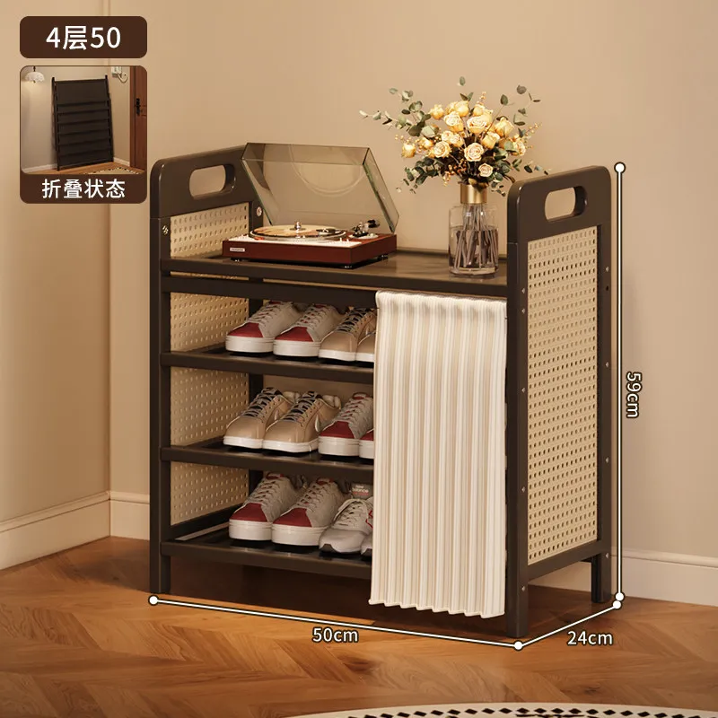 Display Foldable Shoe Racks Organizer Cabinet Portable Luxury Shoe Racks European Shelf Meuble Chausssure Home Furniture