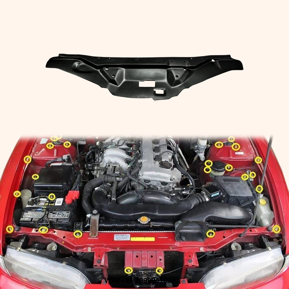 

For Nissan Silvia S14A (Late Model) GA Style Fiberglass Cooling Panel Body Parts for Effective Protection