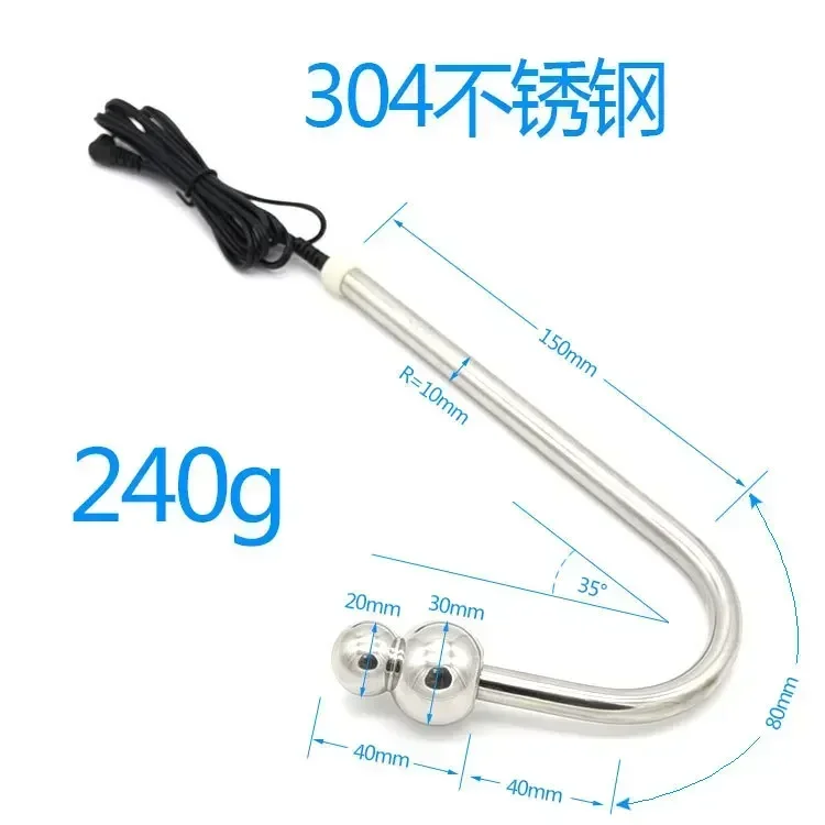 Anal Plug Butt Plug Electric Shock Accessories Sex Toys For Male Female Electro Erotic Masturbation Orgasm Medical Themed Toys