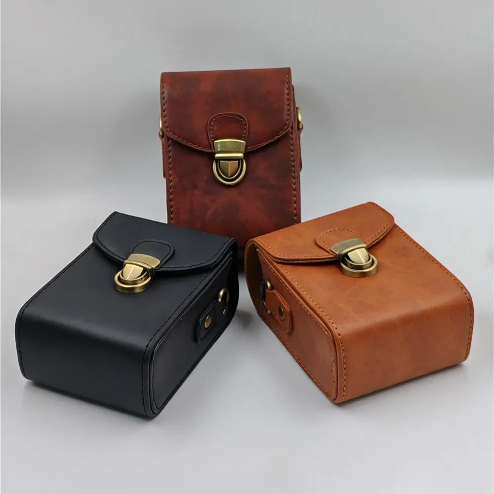 Camera Case Bag for Sony ZVE10 ZV1 RX100 ZV1F ZV1II Canon SX740HS SX730 G7X2 G7X3 G9X  RICOH GR II GR III GRIII X PU Leather