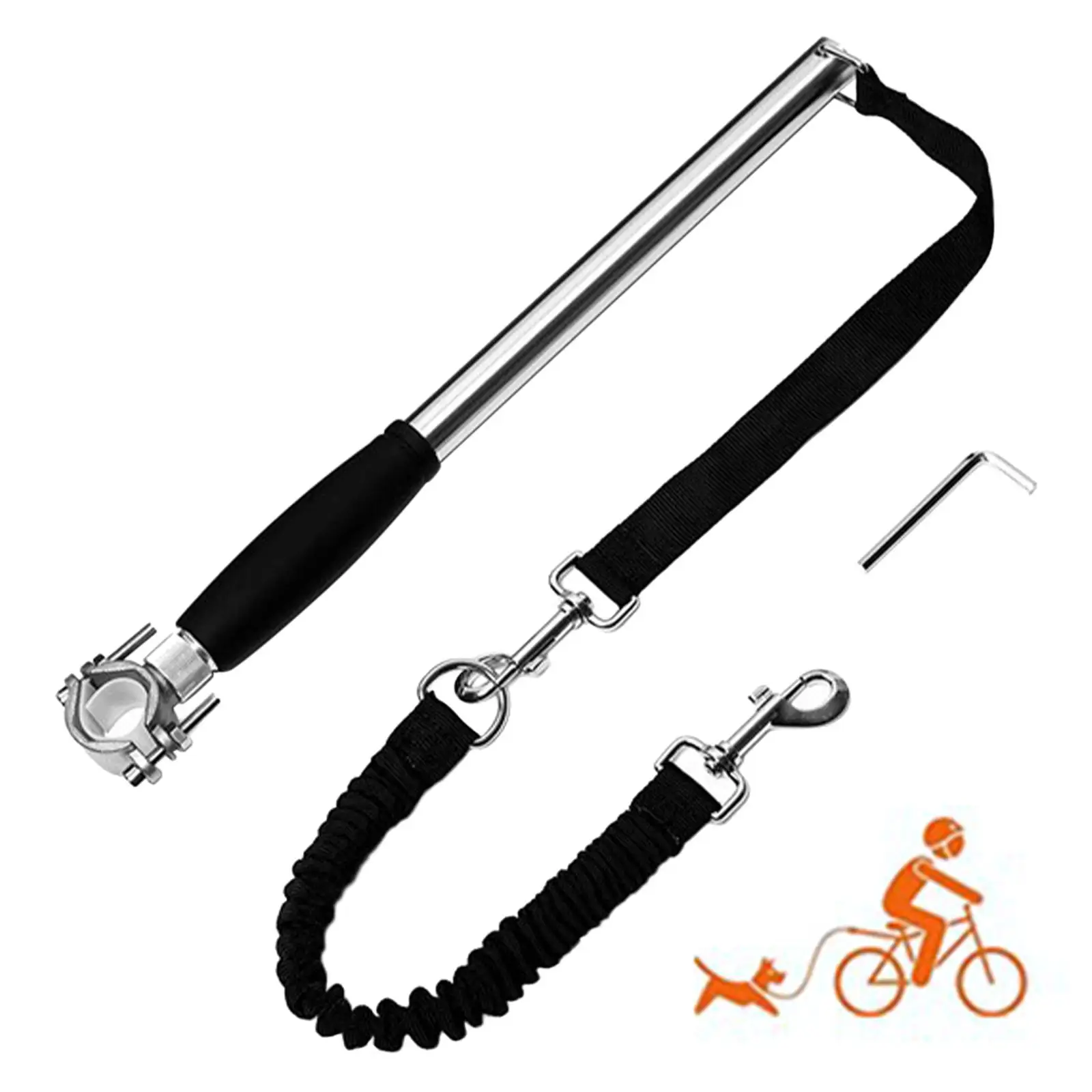 Dog Leash Walking Dog Leashes Dog Bike Leash for Cycling Training