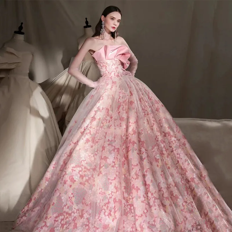 Robe de Soirée Luxueuse et Élégante pour Femme, Tenue de Bal, de Célébrité, de Luxe, de Bal, Quel que soit le Mariage Formel, 2023