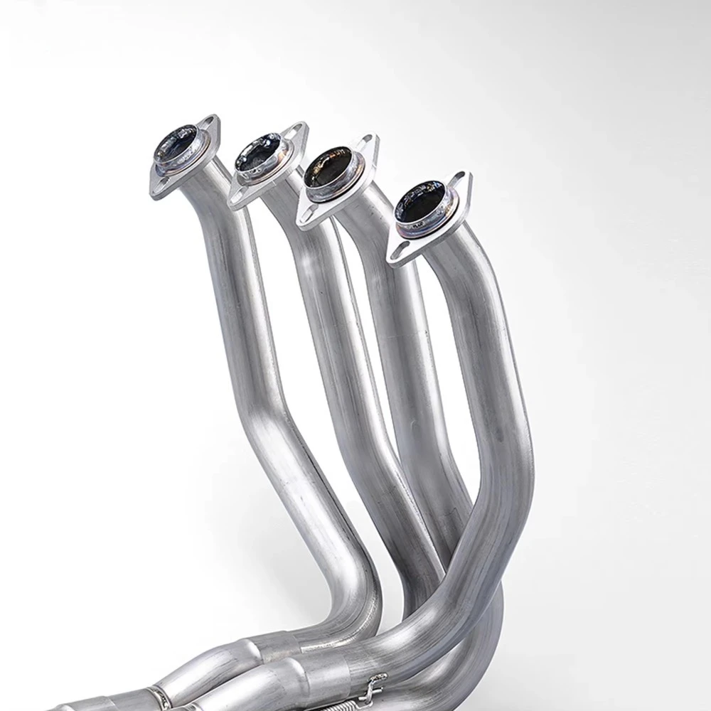 Alloy Motorcycle Exhaust Retrofit/Upgrade System for Z800 Front Link Pipe Elbow 51MM Tube by Nlkhanm