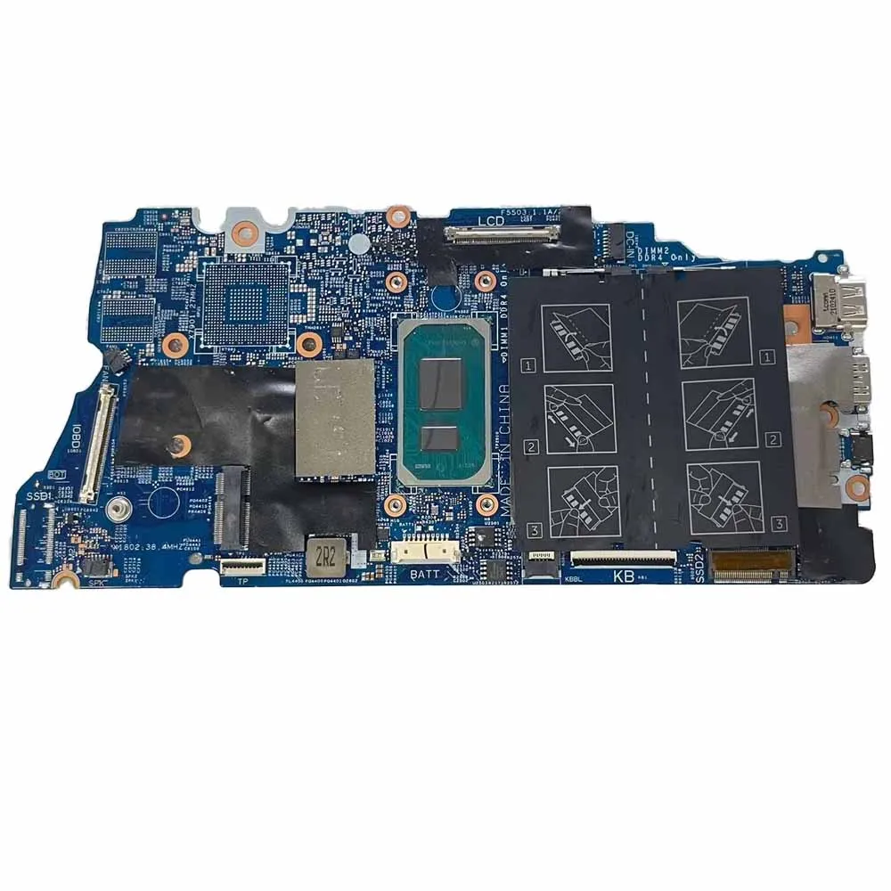 19829-1 For DELL Inspiron 17 7706 2-in-1 Laptop Motherboard Mainboard Accessories With CPU:I5-1135G7 I7-1165G7 Tested 100% Work