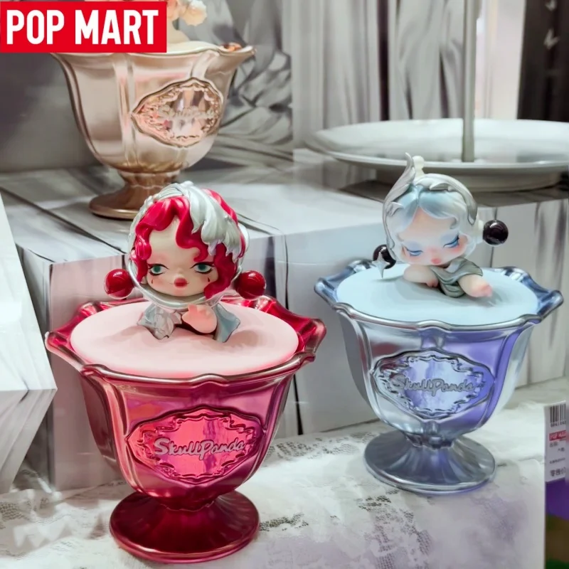 

POPMART Новое поступление, натуральная настольная серия SKULLPANDA, ароматерапевтическая свеча, слепая коробка, украшение для дома, подарки, модная коллекционная игрушка