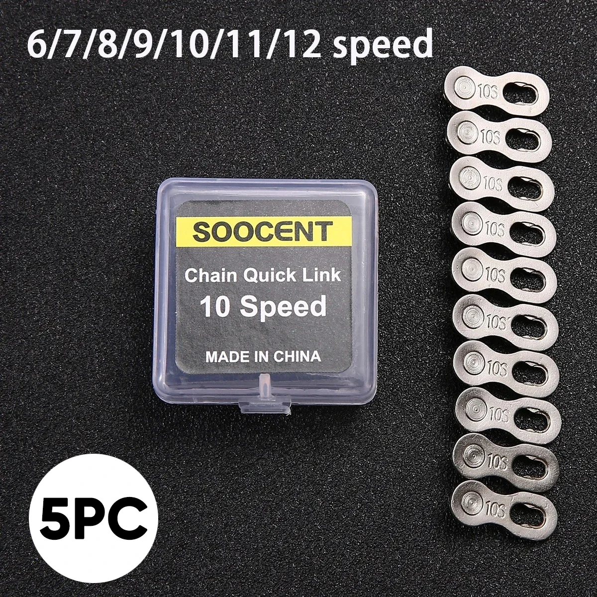 

5Pair Bike Chain Quick Chain Connector 12 Speed Bike Chain Magic Buttons Chain Link 6//8/9/10/11/12S Accessories