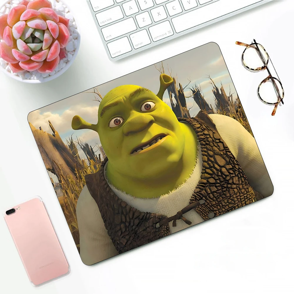 Funny S-Shrek Cartoon Cute Gaming Mouse Pad XS Small Mousepad For PC Gamer Desktop Decoration Office Mouse Mat Deskmat Rug