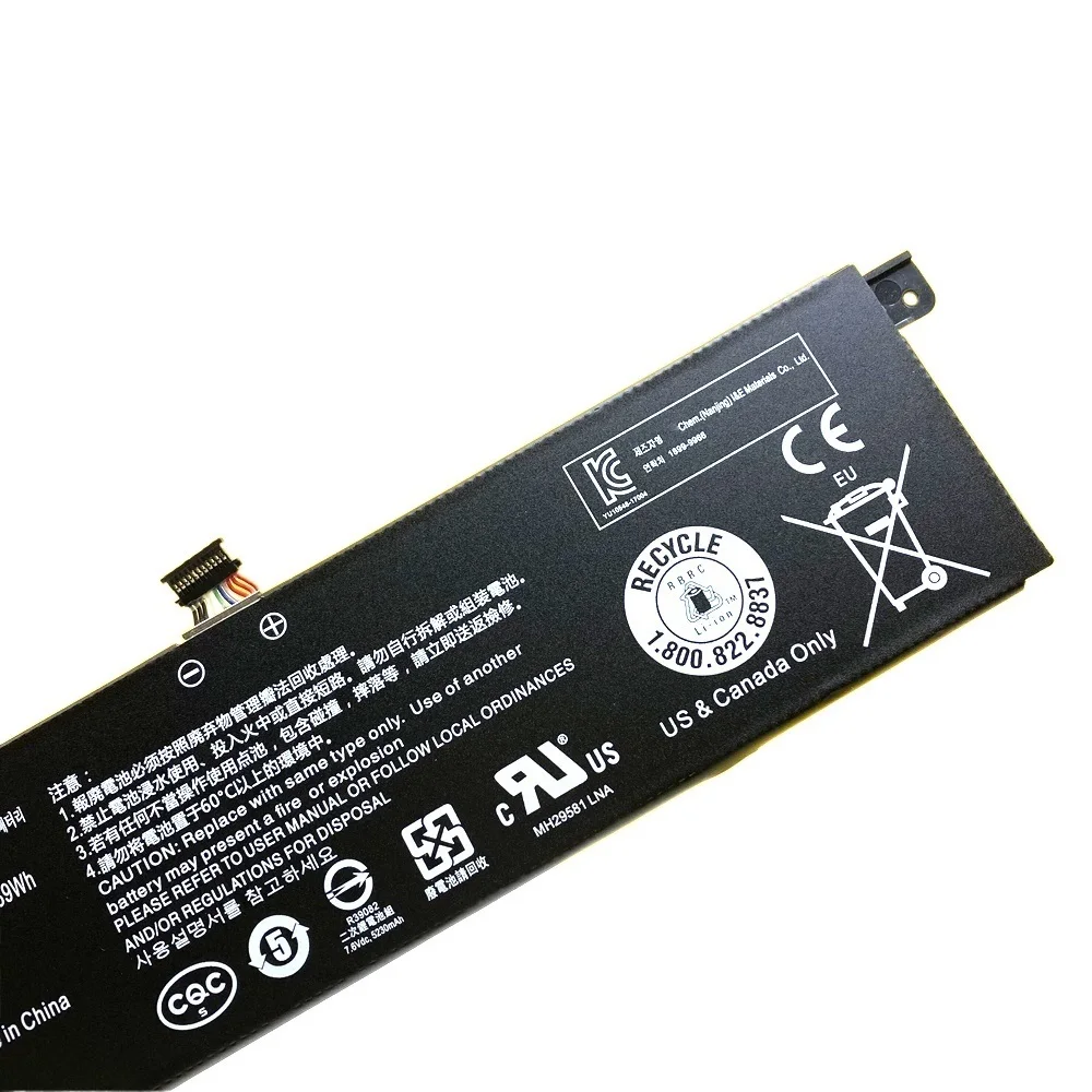 Batterie d'ordinateur portable pour Xiaomi Mi Air, R13B01W, série 13.3 ", R13B02W, batterie de tablette PC, 7.6V, 39WH, 5230mAh, haut, nouveau