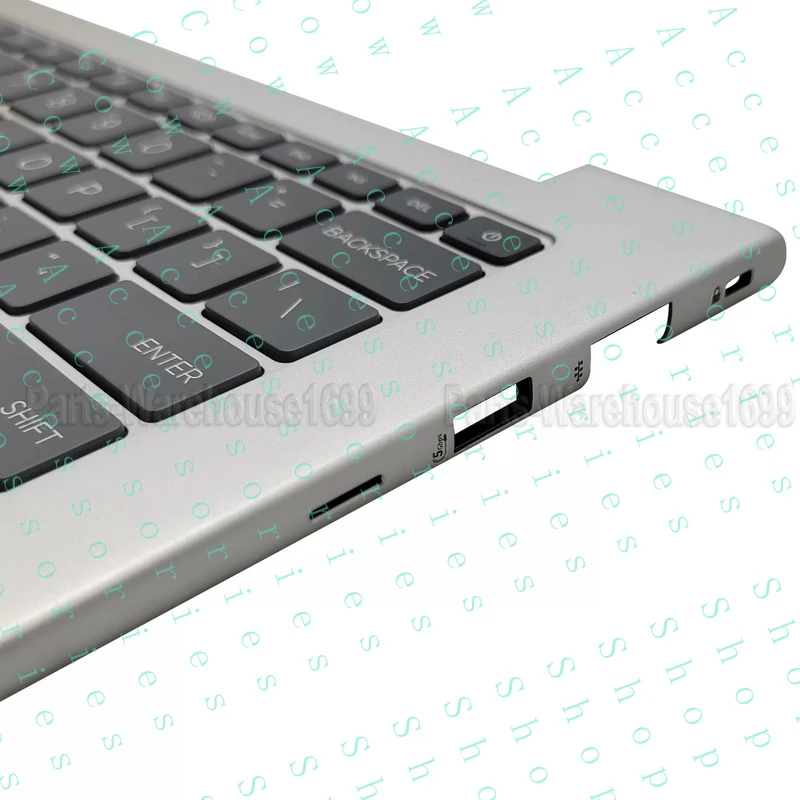 PP+ New for HP Elitebook 640 645 G11 C Cover Palmrest Upper Case US Backlit Keyboard