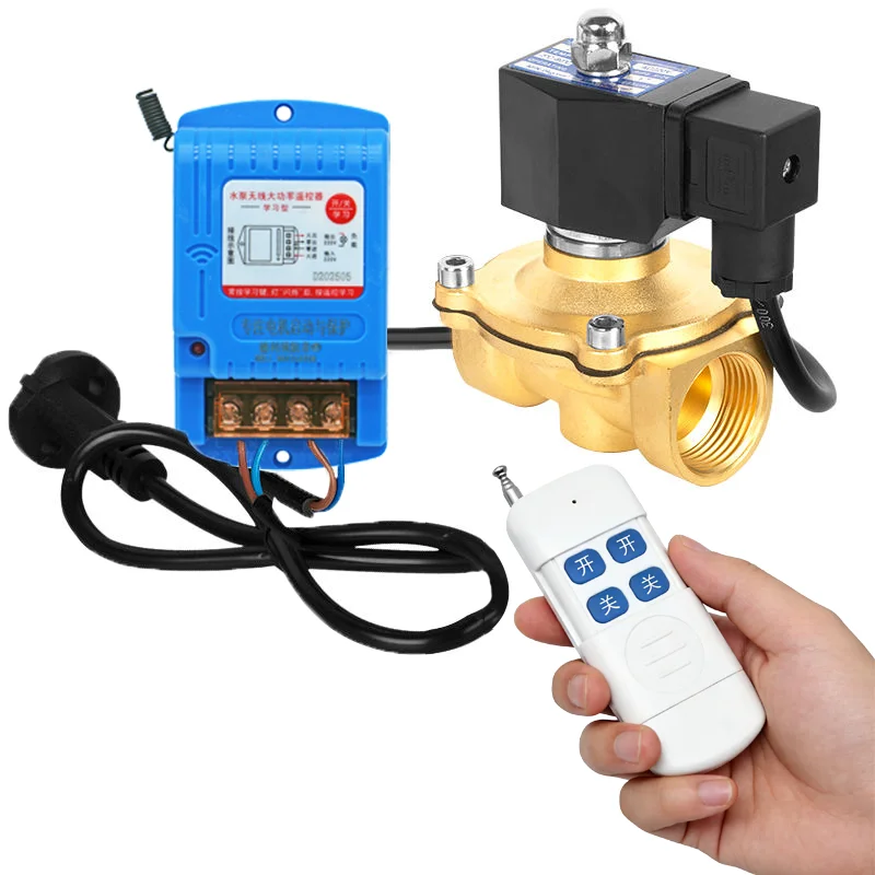 Normally Closed Waterproof Remote Control Solenoid Valve Wireless Intelligent Control Water Valve for Smart House IoT Industry