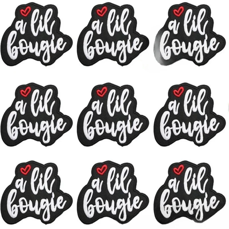 Fashion English Alphabet Embroidery Cloth Sticker Bag Decorative Patch Sticker Computer Embroidery Patch Love Letter Subsidy
